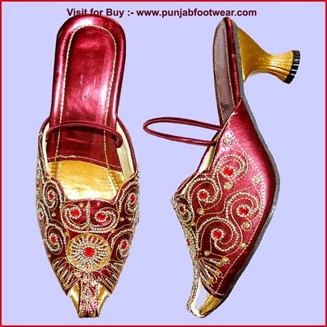 These Are Indian Beaded Khussa Designer Shoes For The Women’s We Make These Shoes In Sizes 6 To