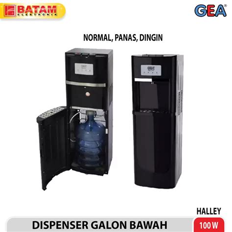 Jual Gea Halley Dispenser Galon Bawah Hot Cool Normal Low Watt