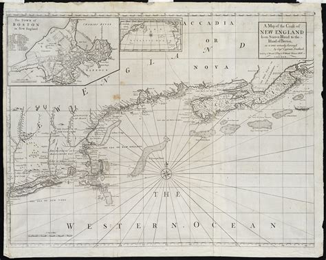 A Map Of The Coast Of New England From Staten Island To T