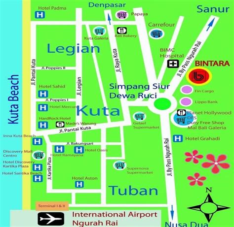 Jalan raya seminyak in bali seminyak shopping and walking street. Kuta Beach Area / Kuta Bali ( Part 4 ) { Kuta Streets, Kuta Map } ~ Wonderful Indonesia