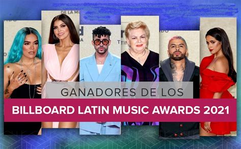 Estos Fueron Los Ganadores De Los Premios Billboard Latin Music 2021