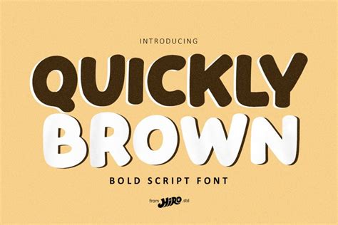Quickly Brown Font Free Font