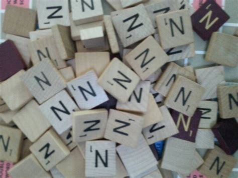 Letter N Scrabble Letter Tiles 50 Etsy