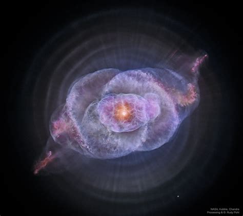 Apod 2021 November 7 The Cats Eye Nebula In Optical And X Ray