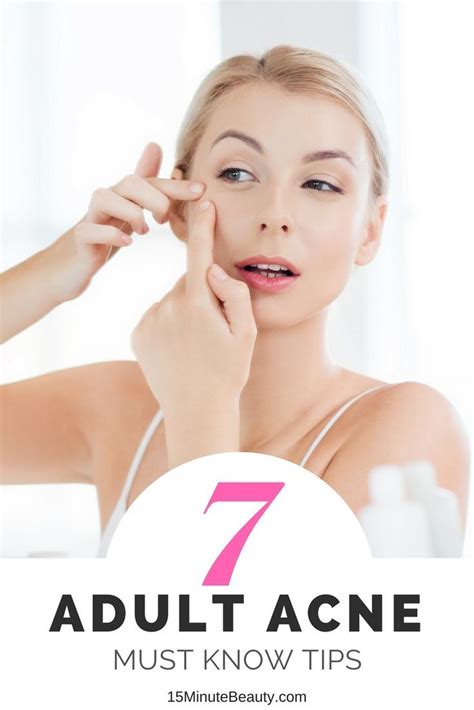 Tips For Treating Adult Acne That No One Ever Told You Adult Acne Treatments Acne Control