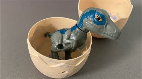 Mcdonalds Jurassic World Camp Cretaceous Blue Velociraptor Hatching