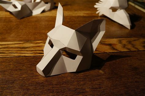 Check spelling or type a new query. DIY Geometric Paper Masks That You Can Print Out At Home ...
