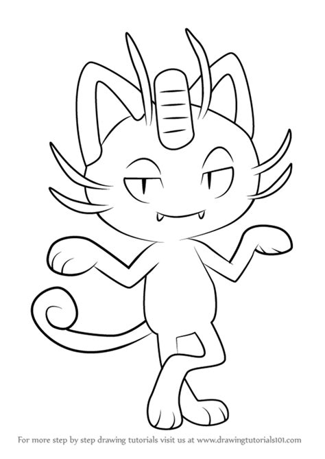 It evolves into alolan persian when leveled up with high friendship. Learn How to Draw Alola Meowth from Pokemon Sun and Moon (Pokémon Sun and Moon) Step by Step ...