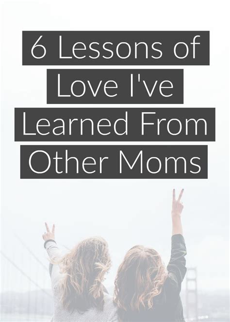 6 Lessons Of Love Ive Learned From Other Moms Pig And Dac