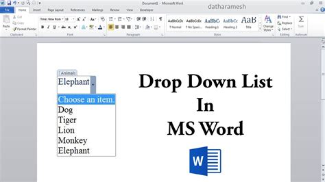 How To Create A Drop Down List In Word A Step By Step Guide Wps Hot