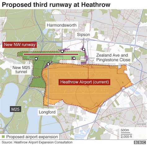 Heathrow Expansion What Is The Third Runway Plan Bbc News