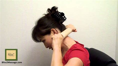 Self Rolling Pin Massage How To Massage Neck Massage Monday 138 Youtube