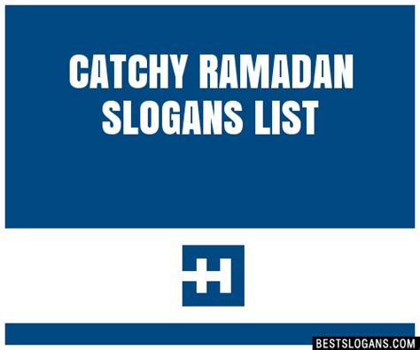 100 Catchy Ramadan Slogans 2024 Generator Phrases And Taglines