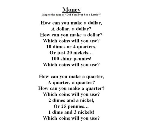 Counting Money Poems Natural Landscaping