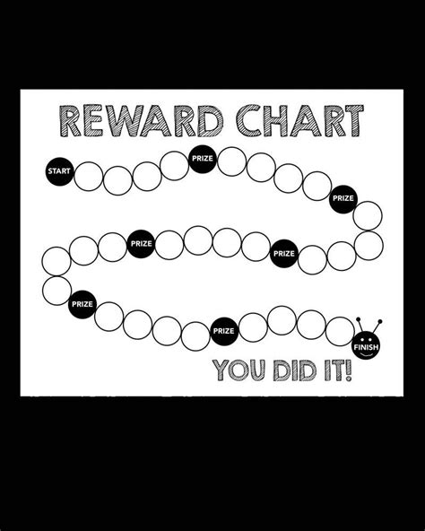 Reward Chart Printable Caterpillar Chart Behavior Chart Instant