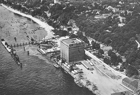 Historisches Bild Altonaer Hafen Flugbild Luftaufnahme Von Hamburg