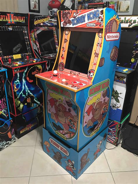 Arcade 1up Donkey Kong Machine And Riser Decals Arcade1up Skin Wrap Game