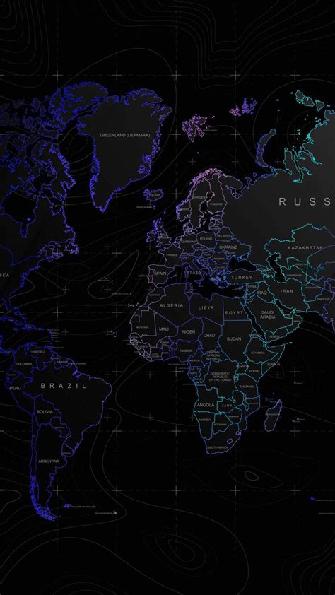 World Map Wallpaper Iphone Wallpapers