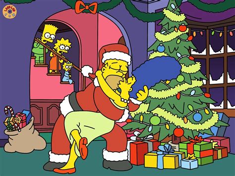 Simpsons Christmas The Simpsons Wallpaper 1280x960 130667