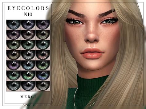 Eyecolors N10 Mod Sims 4 Mod Mod For Sims 4