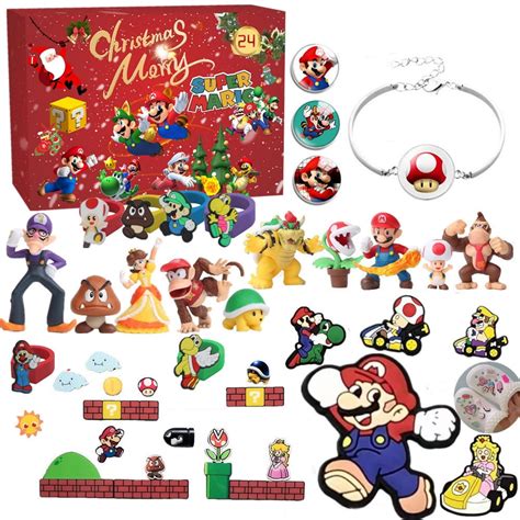 2023 Christmas Advent Calendar Contains 24 Ts Mario Christmas Cute