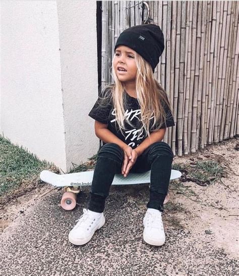 Pin By Lilly Dunbar On Little Ones Skater Girl Outfits Tomboy Baby