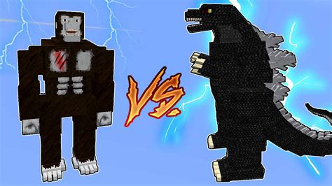King Kong Vs Godzilla In Minecraft Pc Youtube