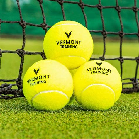 Vermont Training Tennis Balls 60 Bucket Net World Sports