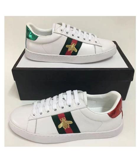 Gucci White Lifestyle Shoes Price In India Buy Gucci White Lifestyle