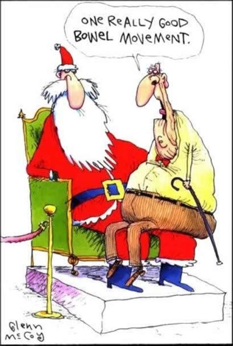 One Really Good Bowel Movement Funny Christmas Cartoons Funny