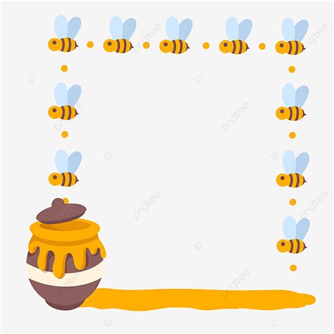 Honey Bees Hd Transparent Flying Bee Honey Border Bee Flying Bees