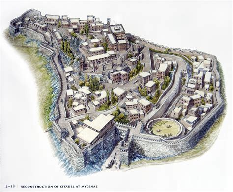 Image Result For Mycenaean City Layout Ancient Greek