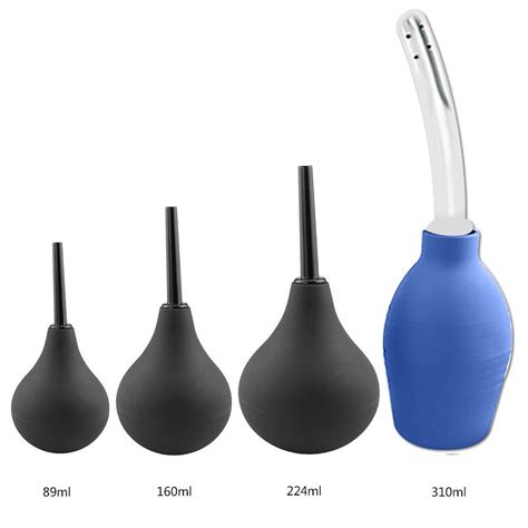 Enema Rectal Shower Large Capacity Ball Syringe System Anus Cleaner Tip Nozzle Plug Colon Anal