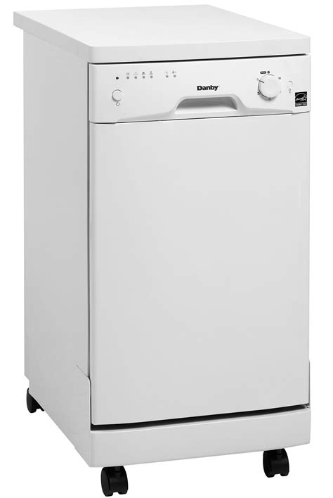 Danby 18 White Portable Dishwasher Ddw1801mwp