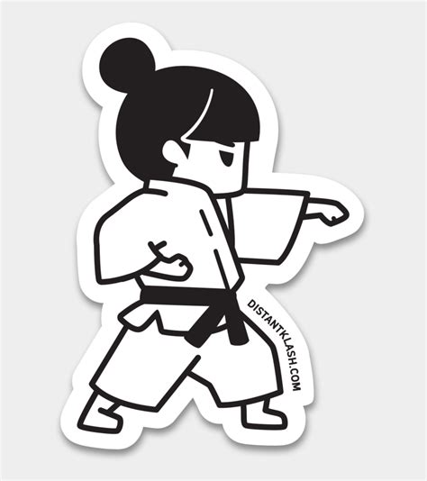 Jiu Jitsu Girl Clip Art
