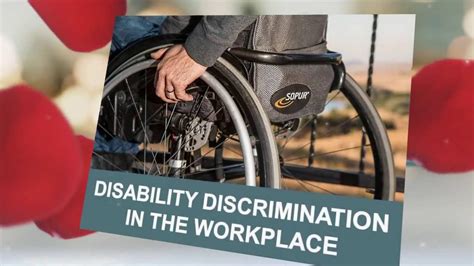 Discrimination in the workplace is based on certain prejudices and occurs when an employee is treated unfavourably because of gender, sexuality, race, religion, pregnancy and maternity or disability. Disability Discrimination in the Workplace - YouTube