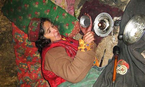 In Chitral Home Is The Opium Den For Women And Children Braving Cold