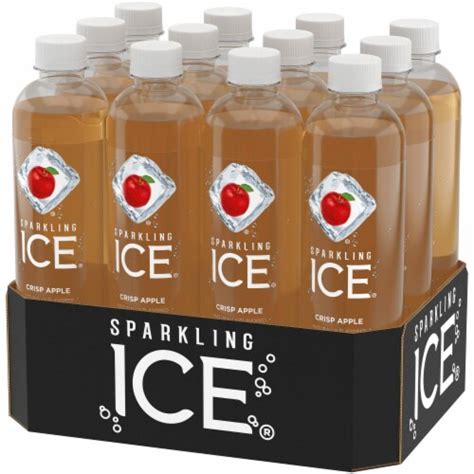 Sparkling Ice Crisp Apple Sparkling Water 12 Bottles 17 Fl Oz Fry