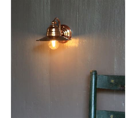 Browse modern and vintage style copper exterior lighting at destination lighting. Lighting > Wall > Copper Wall Light - The French House