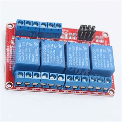 Relay 4 Kênh 5v 10a Cách Ly Quang Linh Kiện 888