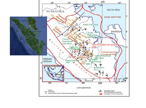 Research Area South Palembang Sub Basin In Proven Area And Adjacent