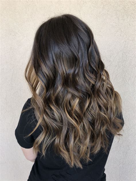brunette rich balayage dimension hair color coiffure cheveux my xxx hot girl