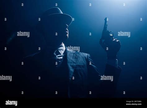 Gangster Silhouette Hi Res Stock Photography And Images Alamy