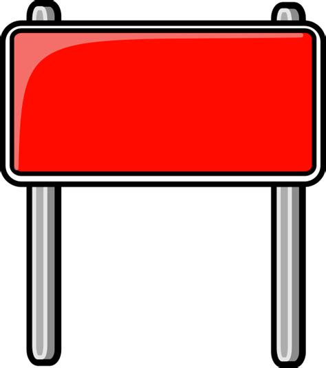 Highway Sign Red Road Signage Clipart Png Transparent Png 532x601