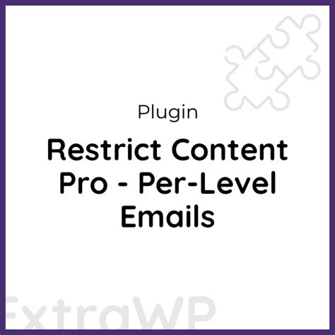 Restrict Content Pro Per Level Emails Extrawp