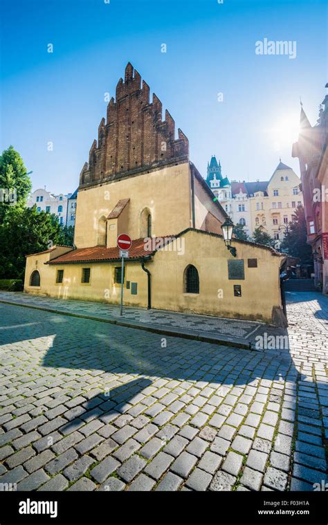 The 13th Century Old New Synagogue Prague Czech Republic Europe
