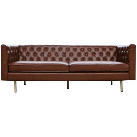 Plus, free shipping available at world market. Hailey Tufted Sofa, Brown | Tufted sofa, Affordable sofa ...