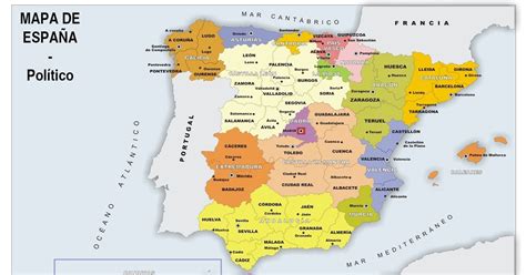 Mapa De España Por Provincias Y Comunidades Mapa