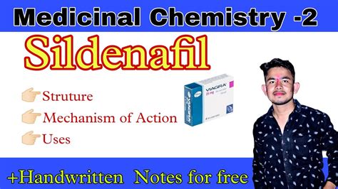 Structure Uses Of Sildenafil Mechanism Of Action B Pharm Th Sem Med Chem Easy Pharma