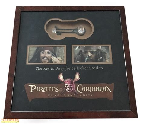 Pirates Of The Caribbean Dead Mans Chest Davy Jones Key Original Movie Prop
